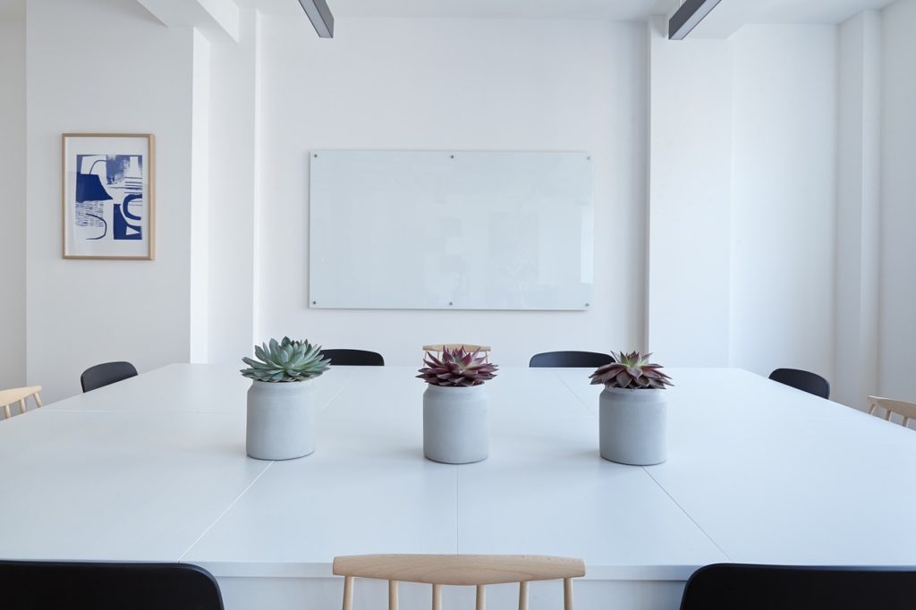 painting office walls white